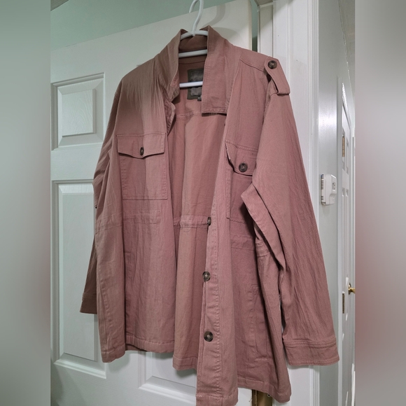 Maurices Jackets & Blazers - Maurices Women's Mauve Utility Jacket